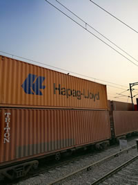 containers on rail